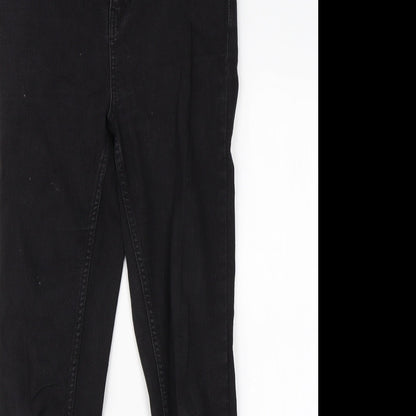 New Look Womens Black  Cotton Skinny Jeans Size 10 L25 in Regular