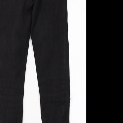 New Look Womens Black  Cotton Skinny Jeans Size 10 L25 in Regular
