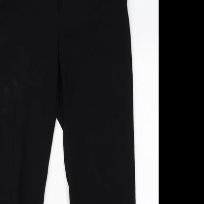 Principles Womens Black  Viscose Dress Pants Trousers Size 12 L28 in Regular