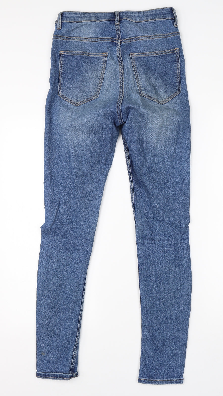 Womens UK Size 8 Divided Regular Fit Skinny Blue Jeans