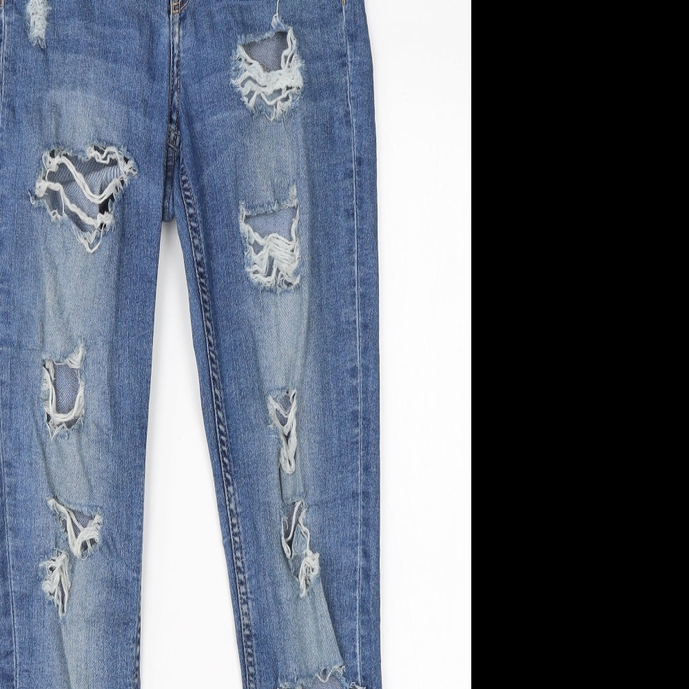 Womens UK Size 8 Divided Regular Fit Skinny Blue Jeans