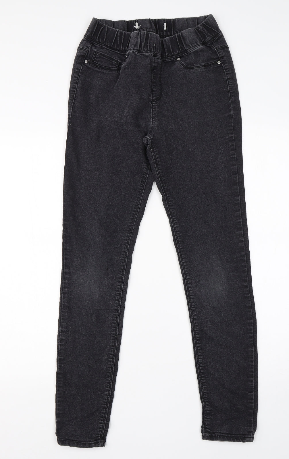 Womens UK Size 10 Preworn Regular Fit Jegging Black Jeans