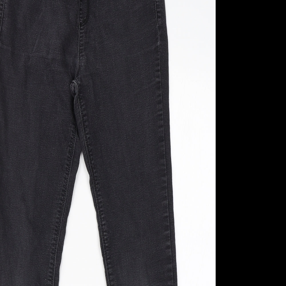 Womens UK Size 10 Preworn Regular Fit Jegging Black Jeans