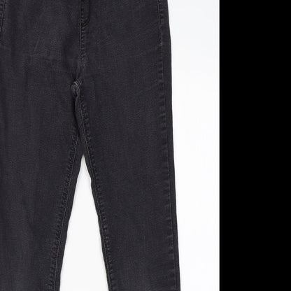 Womens UK Size 10 Preworn Regular Fit Jegging Black Jeans