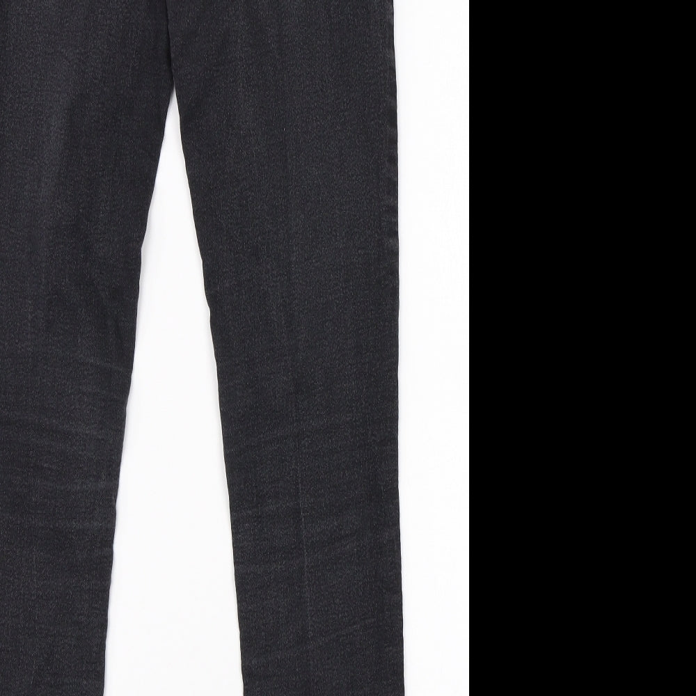 Womens UK Size 10 Preworn Regular Fit Jegging Black Jeans