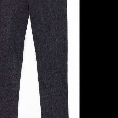 Womens UK Size 10 Preworn Regular Fit Jegging Black Jeans
