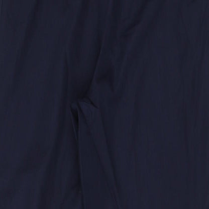Birgitta Womens Blue  Viscose Dress Pants Trousers Size 12 L28 in Regular