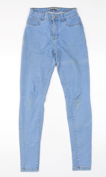Denim Co Womens Blue  Cotton Skinny Jeans Size 6 L28 in Regular