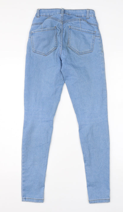 Denim Co Womens Blue  Cotton Skinny Jeans Size 6 L28 in Regular