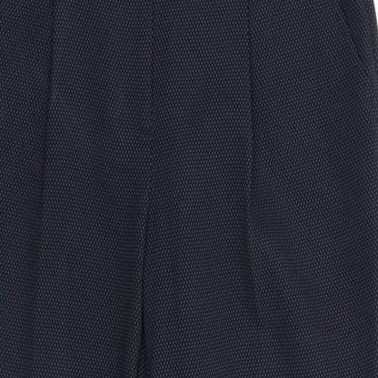 Womens UK Size 8 Dorothy Perkins Regular Fit Cropped Blue Trousers