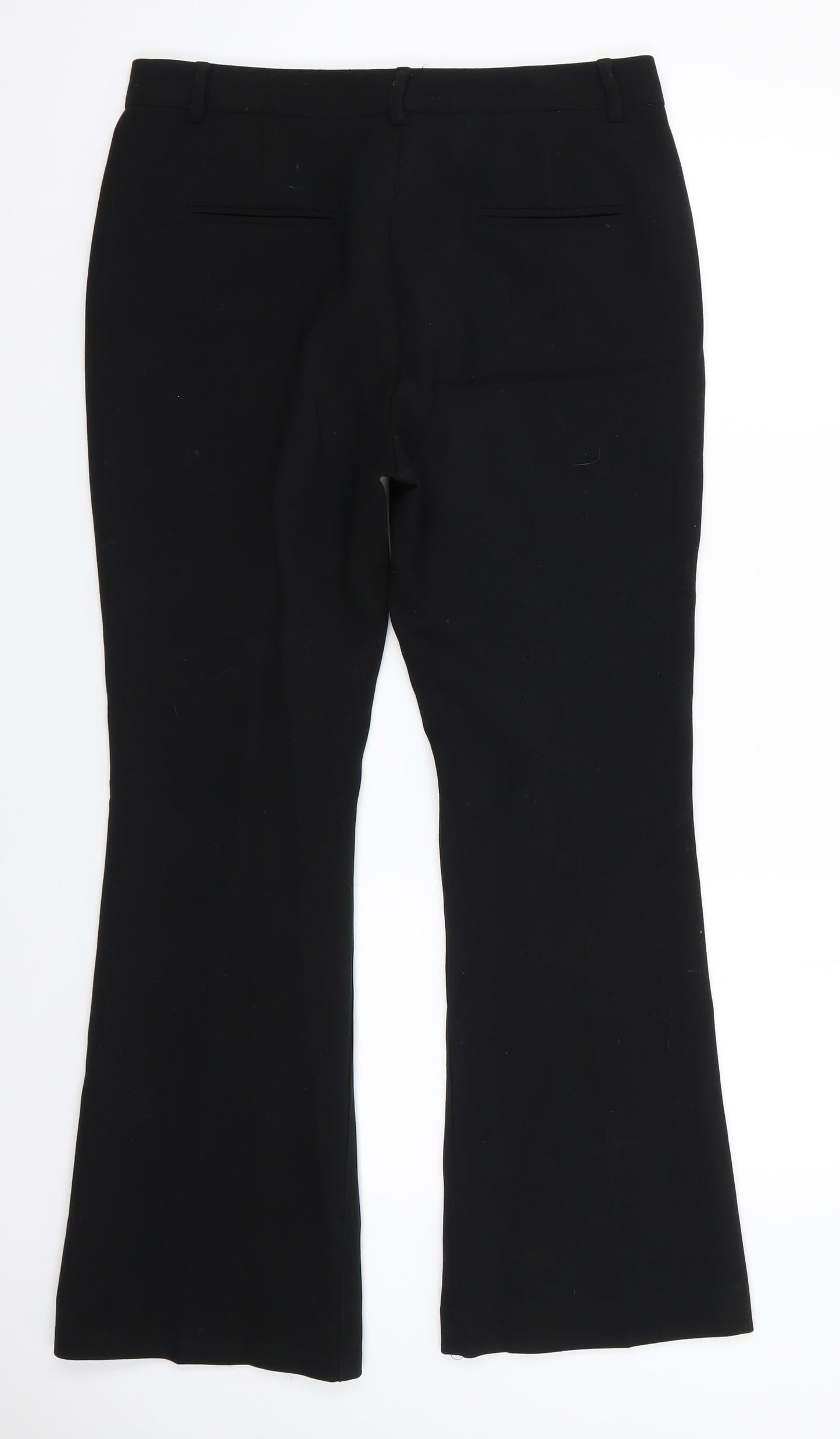 Womens UK Size 12 Marks and Spencer Regular Fit Bloomer Black Trousers