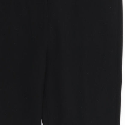 Womens UK Size 12 Marks and Spencer Regular Fit Bloomer Black Trousers