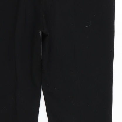 Womens UK Size 12 Marks and Spencer Regular Fit Bloomer Black Trousers