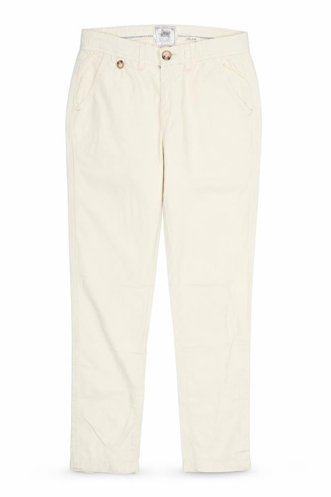 Womens UK Size 10 River Island Regular Fit Chino Yellow Trousers