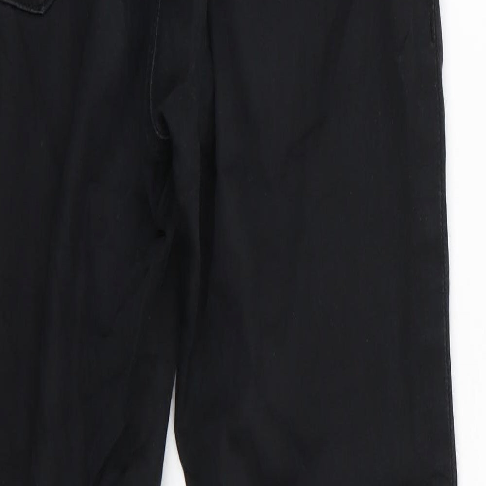 Mens UK Size 28 in Topshop Moto Regular Fit Skinny Black Jeans