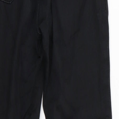 Mens UK Size 28 in Topshop Moto Regular Fit Skinny Black Jeans