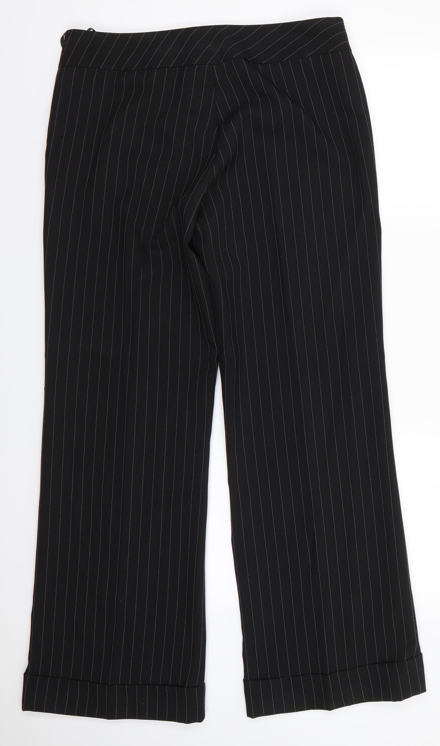Womens UK Size 14 Dorothy Perkins Regular Fit  Black Trousers