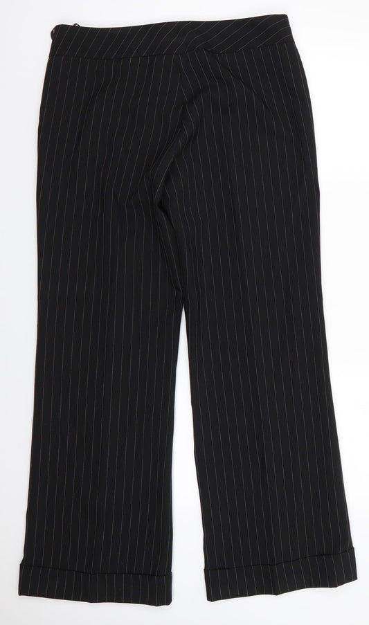 Womens UK Size 14 Dorothy Perkins Regular Fit  Black Trousers