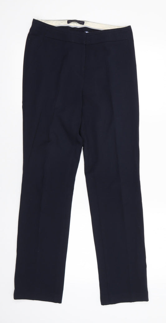 Womens UK Size 6 Marks and Spencer Slim Fit  Blue Trousers