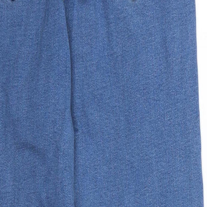 Denim Co Womens Blue  Cotton Cropped Jeans Size 10 L25 in Regular  - Mid blue