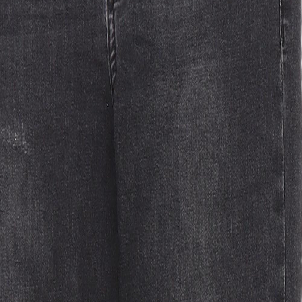 Mens UK Size 28 in TopShop Moto Regular Fit Skinny Black Jeans