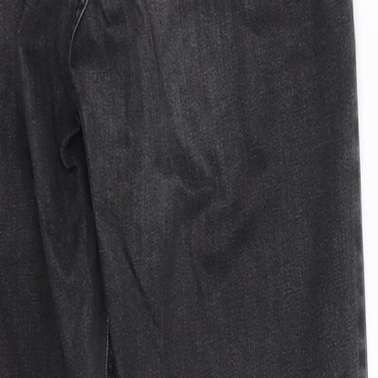 Mens UK Size 28 in TopShop Moto Regular Fit Skinny Black Jeans