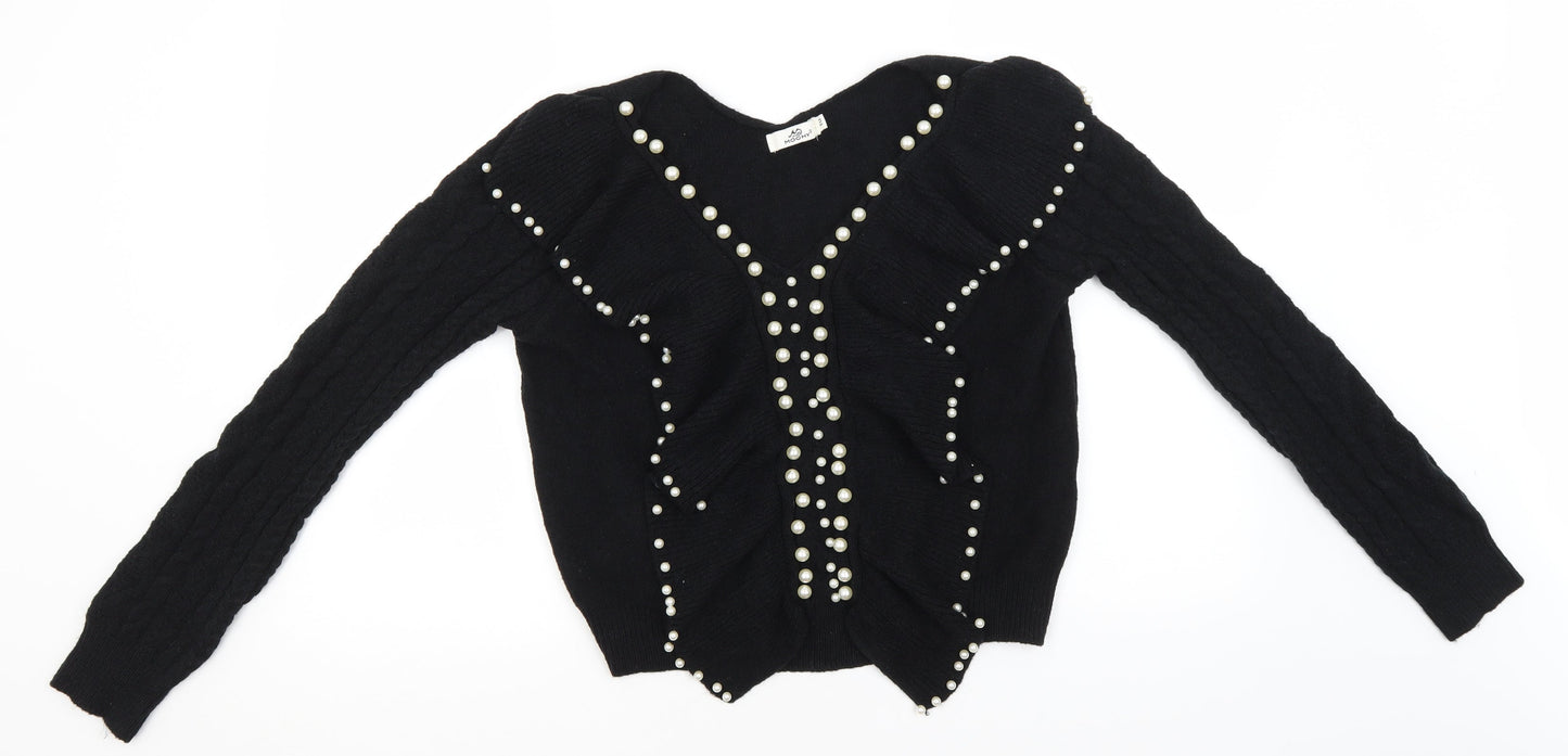 Womens UK Size  TU Black Pullover Jumper