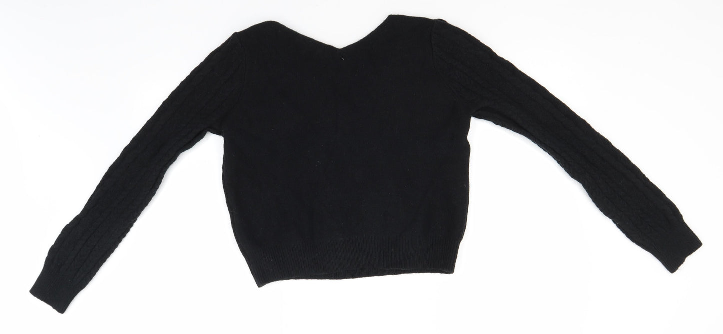 Womens UK Size  TU Black Pullover Jumper
