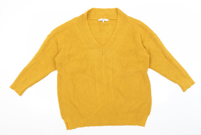 Womens UK Size L NEXT Orange Pullover Jumper