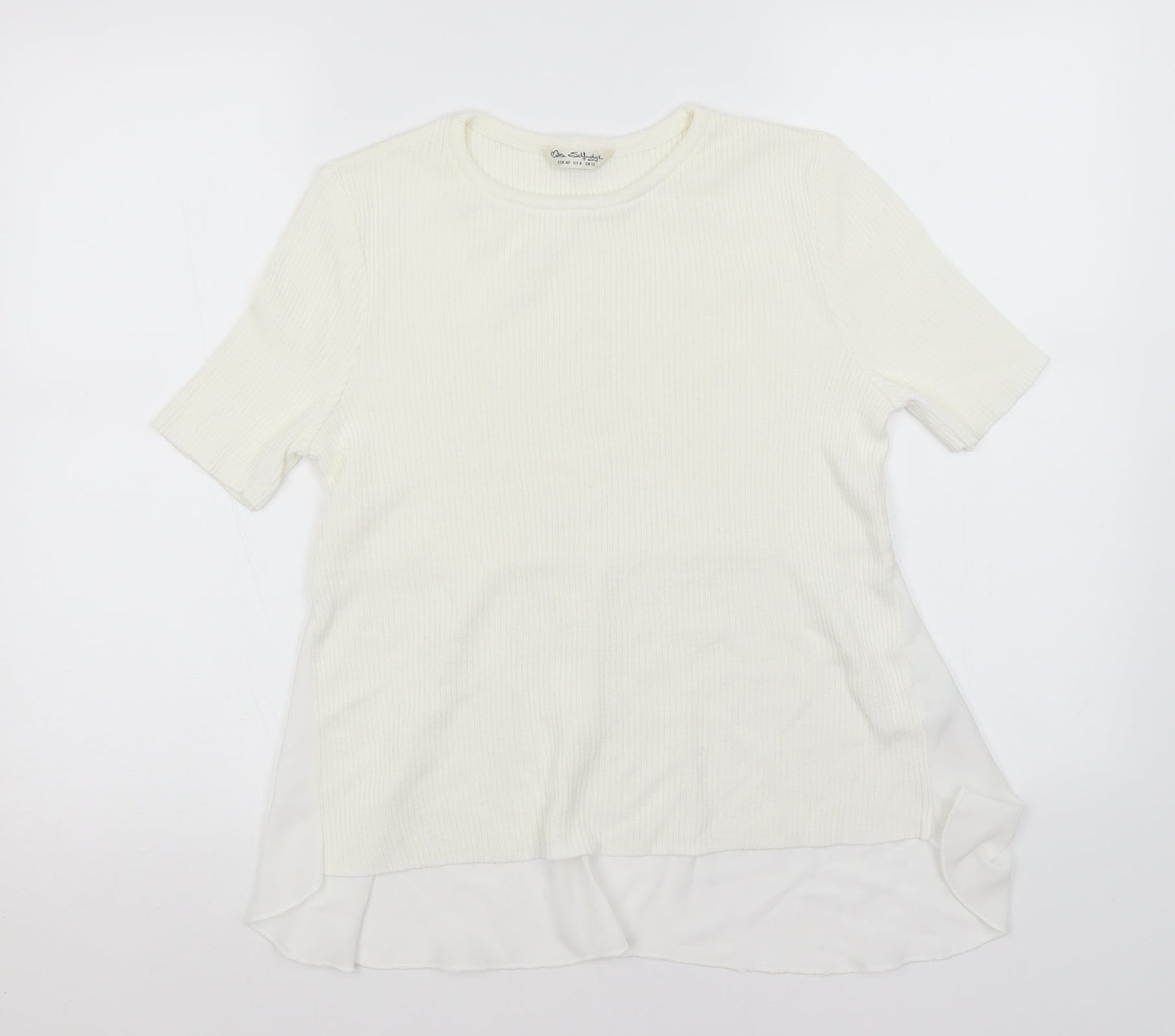Womens UK Size 12 Miss Selfridge White Pullover Jumper