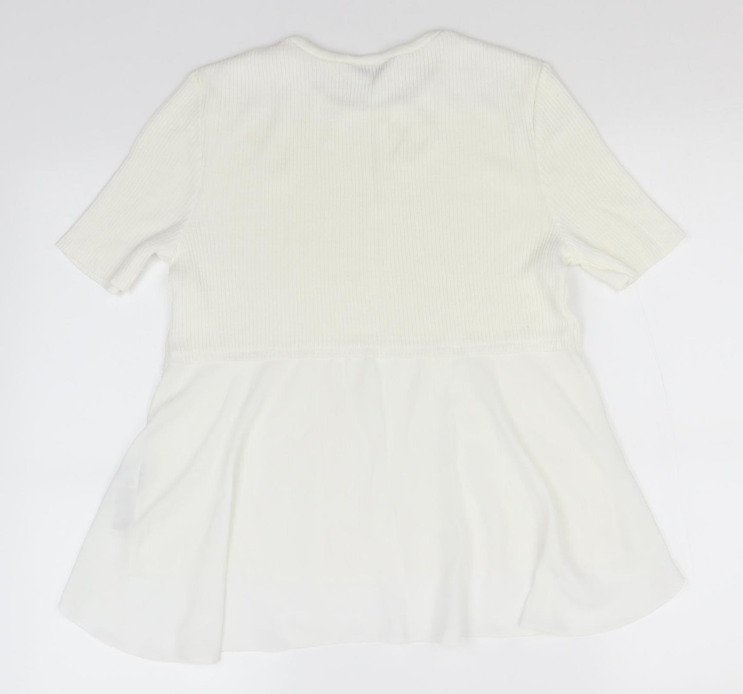 Womens UK Size 12 Miss Selfridge White Pullover Jumper