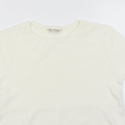 Womens UK Size 12 Miss Selfridge White Pullover Jumper