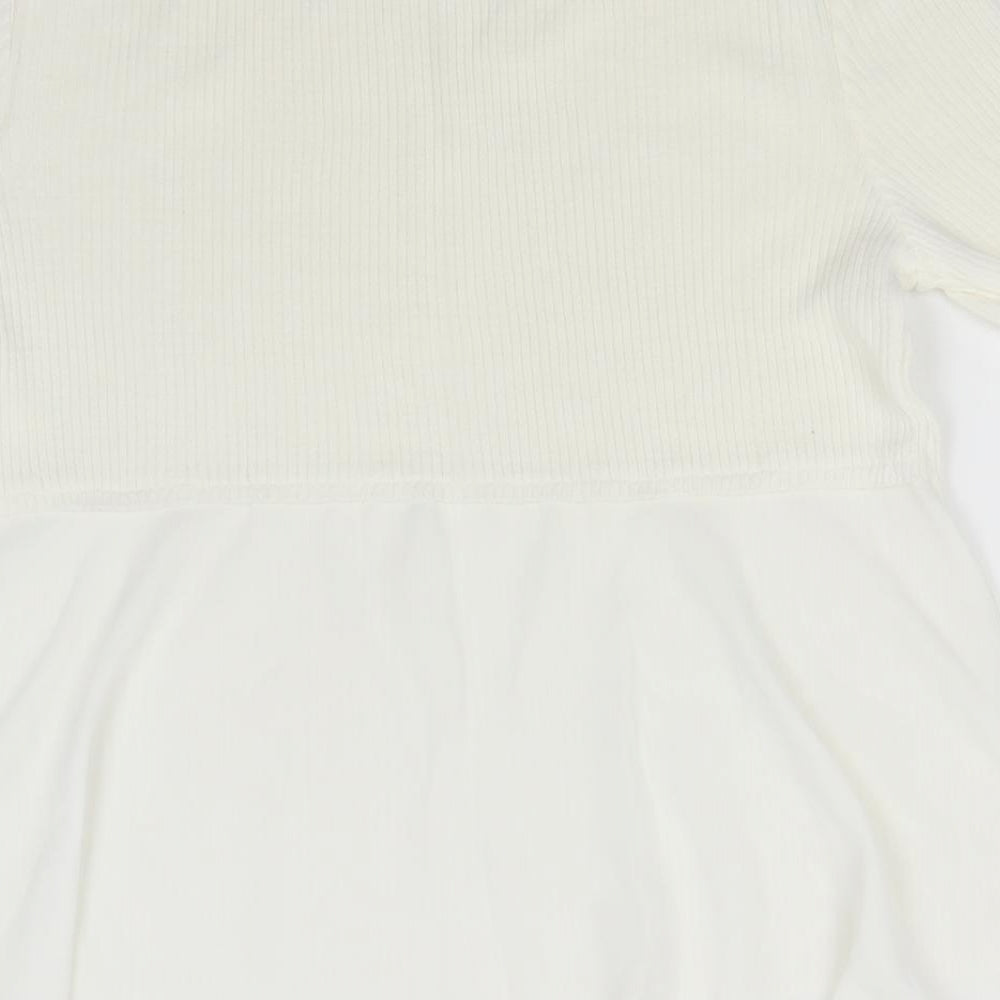 Womens UK Size 12 Miss Selfridge White Pullover Jumper
