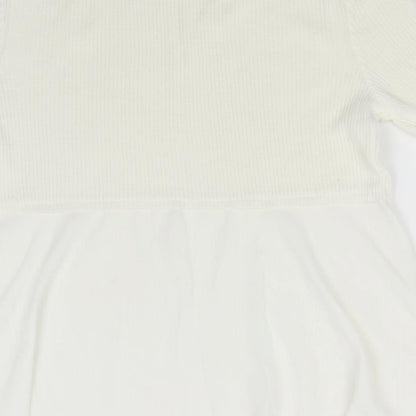 Womens UK Size 12 Miss Selfridge White Pullover Jumper