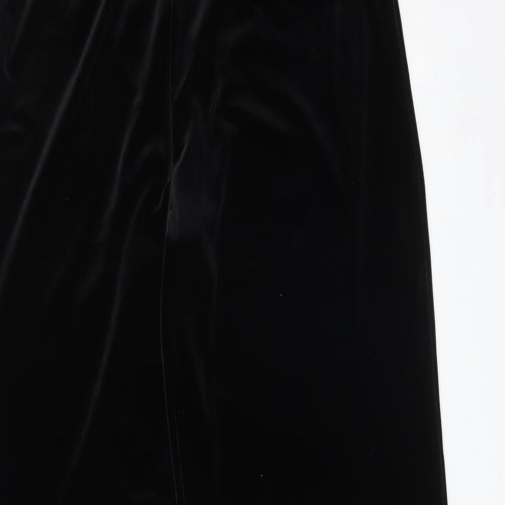 AMARANTO Womens Black  Polyester Trousers  Size 14 L32 in Regular