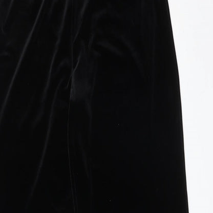 AMARANTO Womens Black  Polyester Trousers  Size 14 L32 in Regular