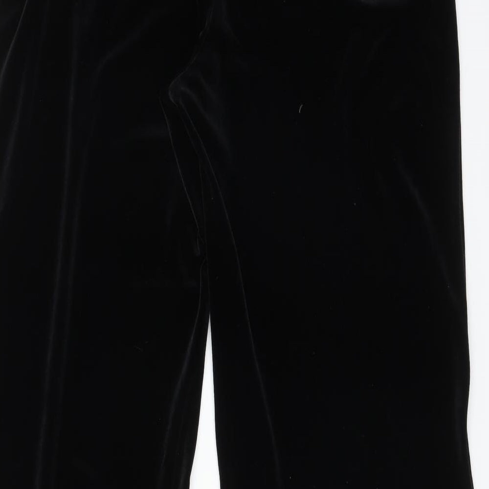 AMARANTO Womens Black  Polyester Trousers  Size 14 L32 in Regular
