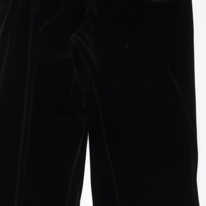 AMARANTO Womens Black  Polyester Trousers  Size 14 L32 in Regular