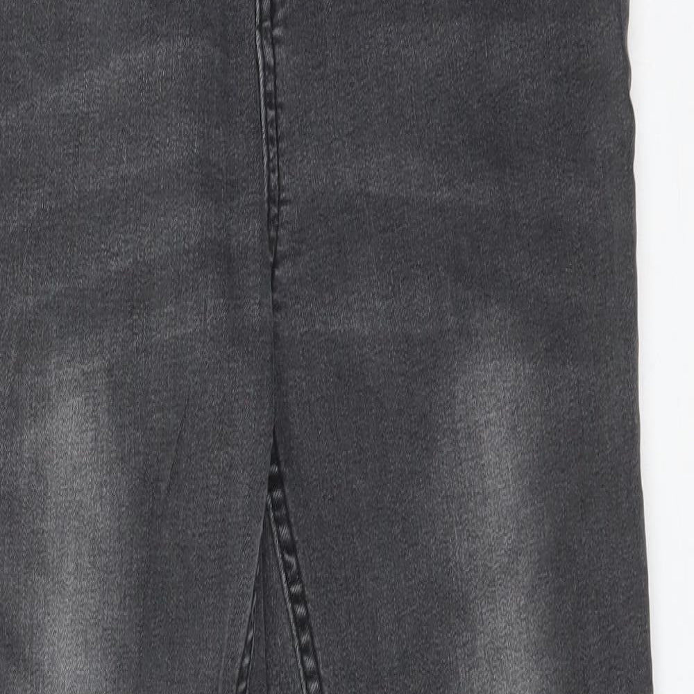 DENIM CO Girls Grey  Cotton Skinny Jeans Size 12-13 Years  Regular