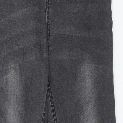 DENIM CO Girls Grey  Cotton Skinny Jeans Size 12-13 Years  Regular