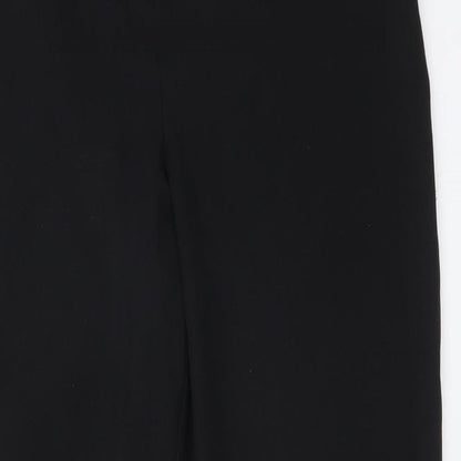 Womens UK Size 10 Peacocks Regular Fit  Black Trousers
