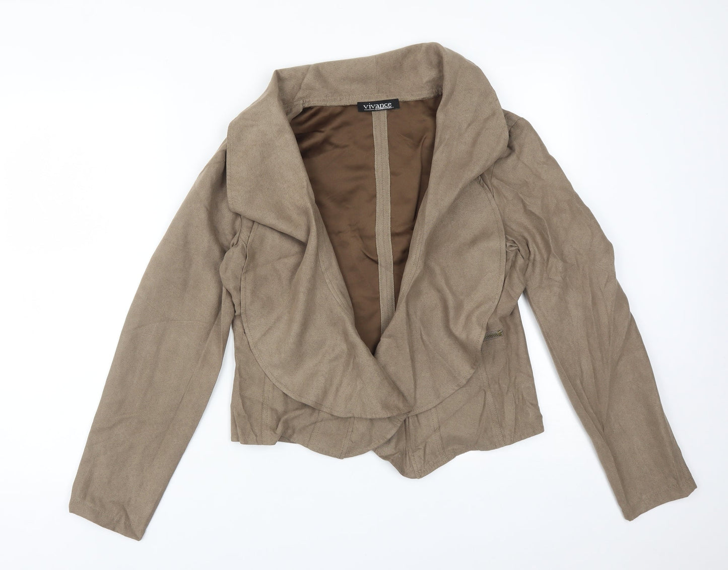 VIVANCE Womens Brown   Jacket  Size 12