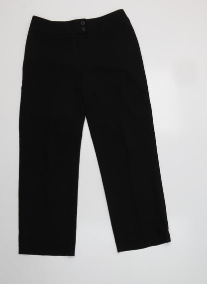 Gerry Weber Womens Black  Polyester Dress Pants Trousers Size 34 L28 in Regular