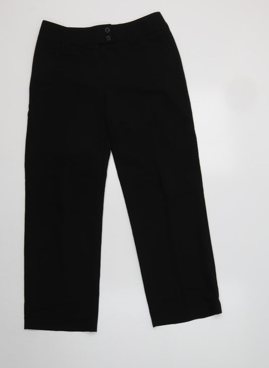 Gerry Weber Womens Black  Polyester Dress Pants Trousers Size 34 L28 in Regular
