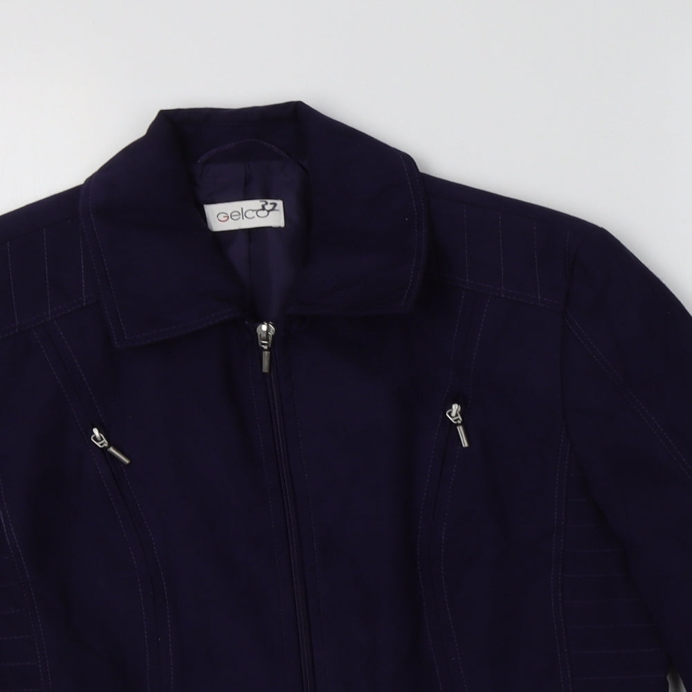 Womens UK Size 10 Gelco Purple Jacket