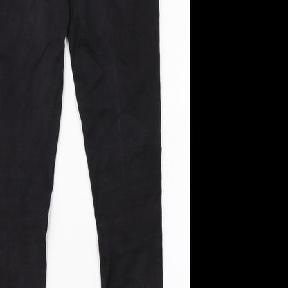 Dorothy Perkins Womens Black  Cotton Skinny Jeans Size 6 L28 in Regular