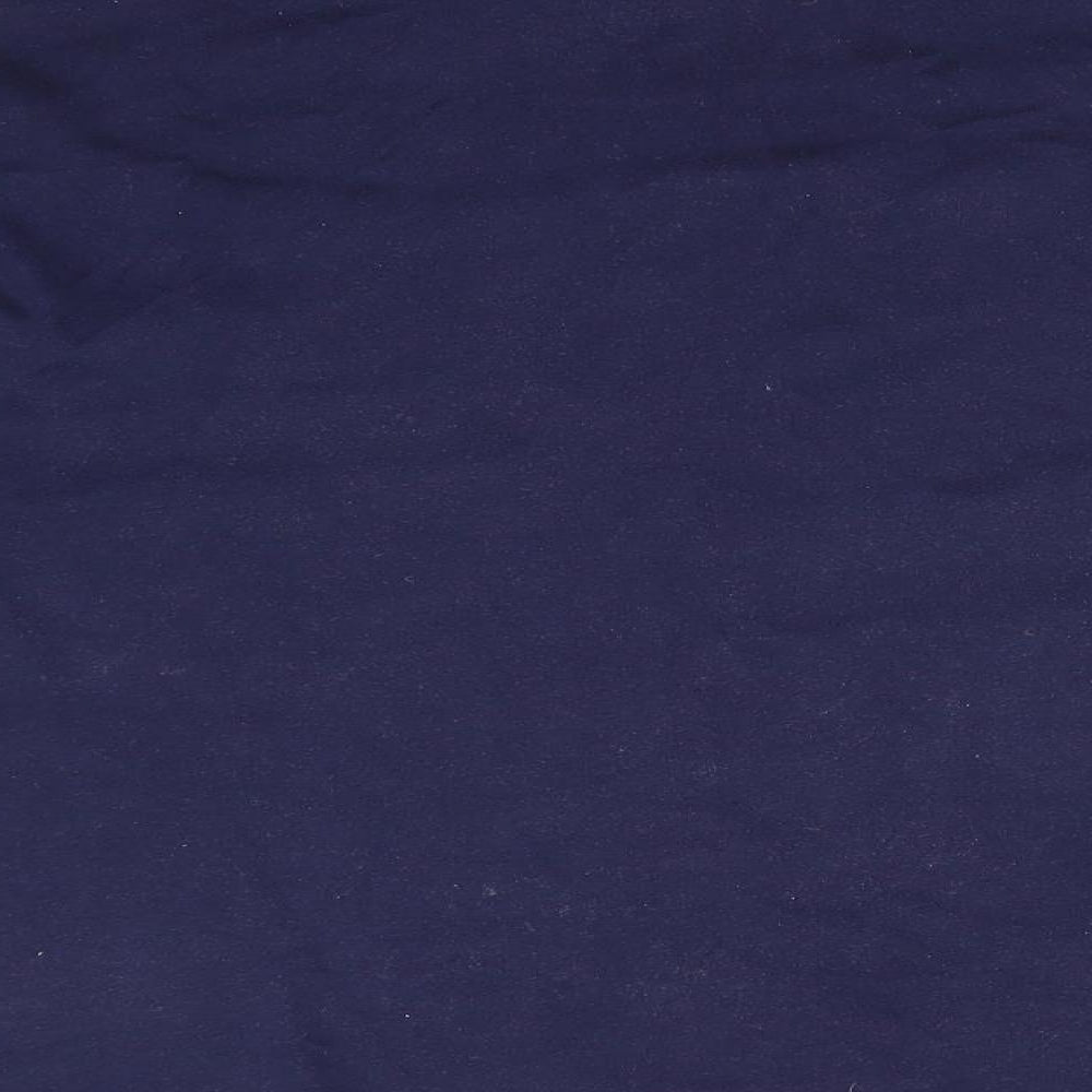 Country Trader Mens Blue High Neck  Cotton Pullover Jumper