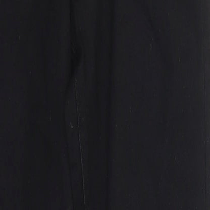 Denim & Co. Womens Black  Cotton Straight Jeans Size 10 L26 in Regular