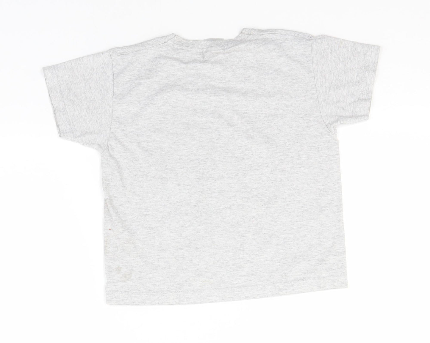 Fruit of the Loom Boys Grey   Basic T-Shirt  Round Neck  - Henry Hoover