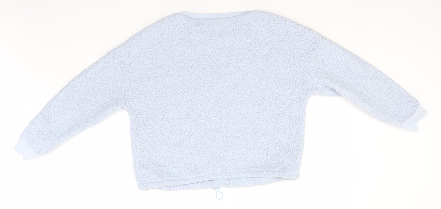 Primark Womens Blue Round Neck  Polyester Pullover Jumper Size 12